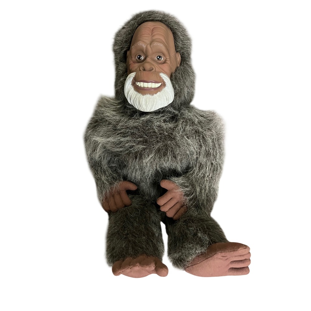 Vintage 1987 Galoob Harry and the Hendersons Bigfoot‎ Plush Pull String Toy